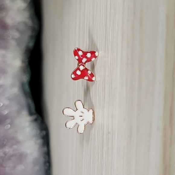 Disney Other - Mickey & Minnie Dainty Stud Earrings